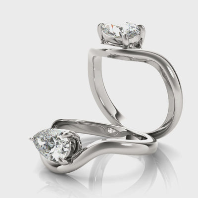 Dahlia Diamond Engagement Ring Setting