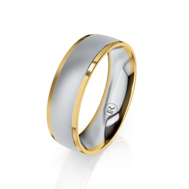 The Dunkirk Platinum & Gold Wedding Ring