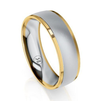 The Dunkirk Platinum & Gold Wedding Ring