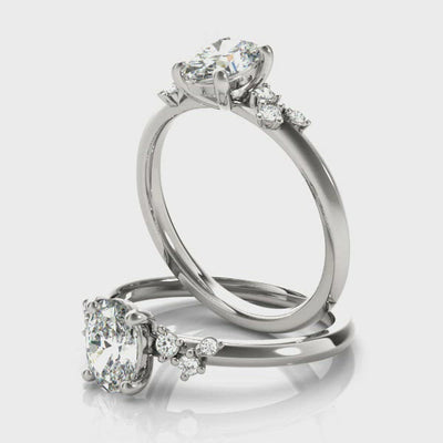 Ivy Petite Diamond Engagement Ring Setting