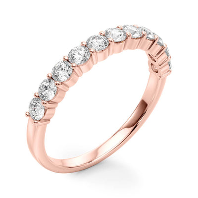 Half Charlene Women's Diamond Double Prong Wedding Ring