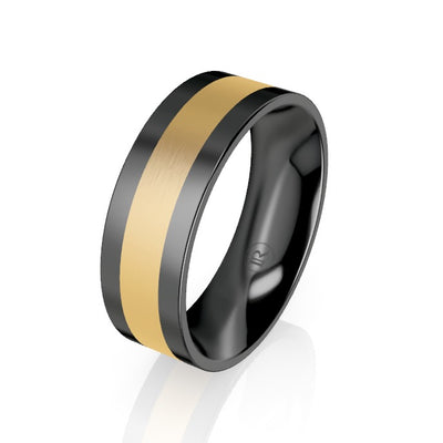 black mens rings