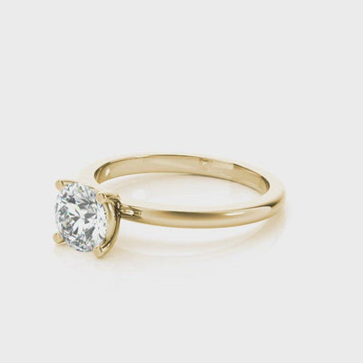 Lara Round Diamond Engagement Ring Setting