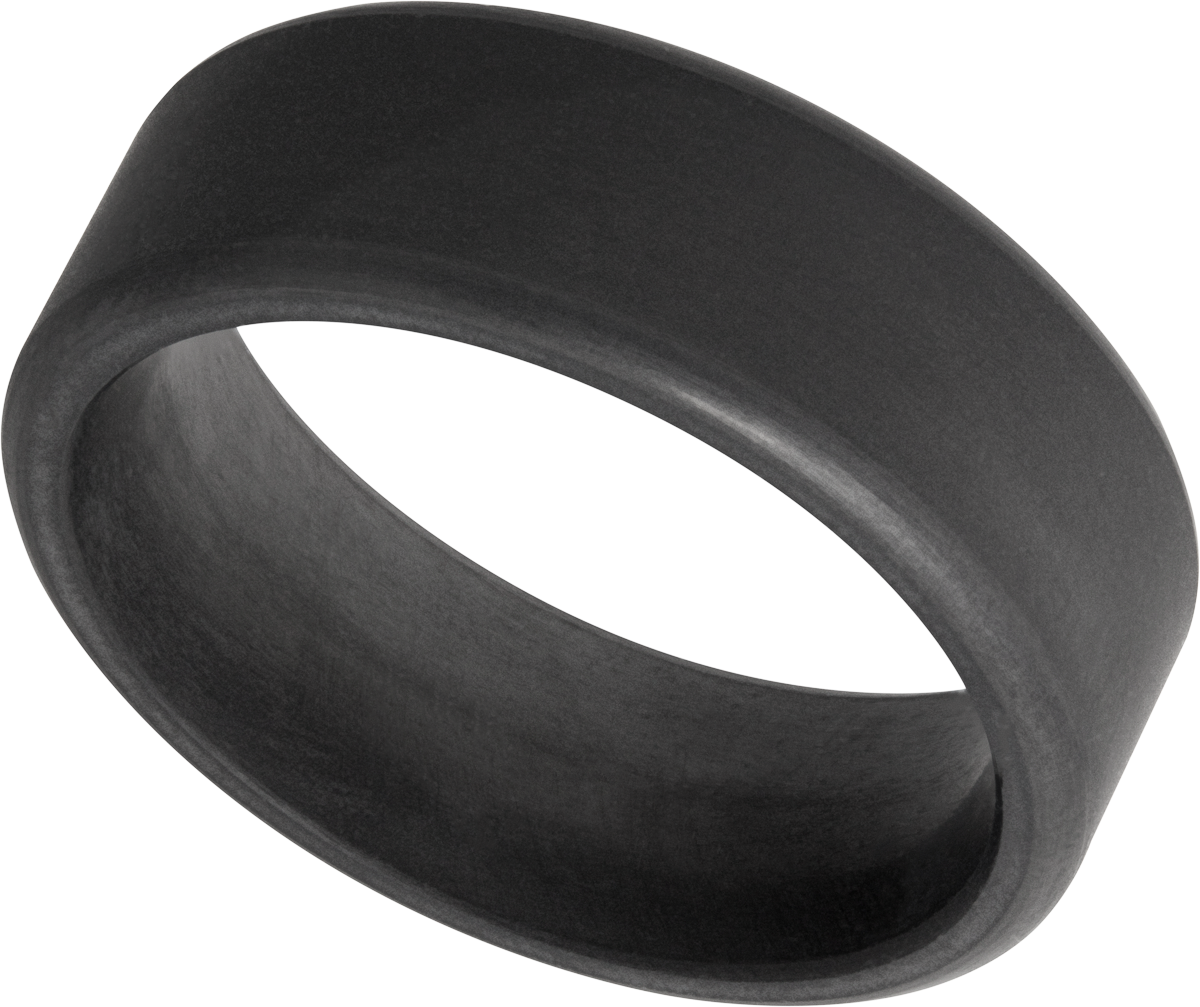 Elysium Kratos Rounded Edge Black Diamond Wedding Ring