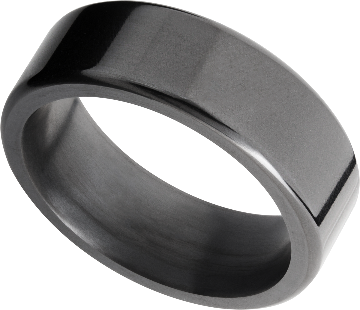 Elysium Kratos Rounded Edge Black Diamond Wedding Ring