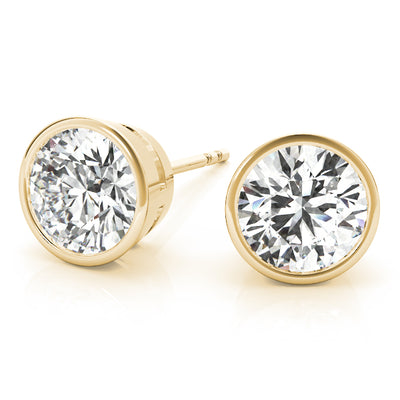 Ayla Lab Grown Diamond Bezel Set Studs (1 ct. TDW)