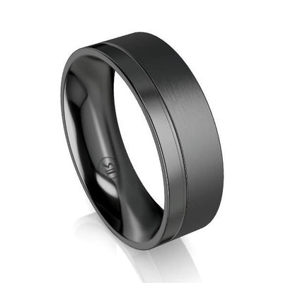 black wedding rings