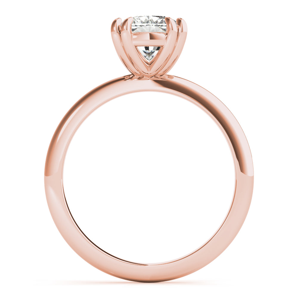 Lara Cushion Double Claw Diamond Engagement Ring Setting