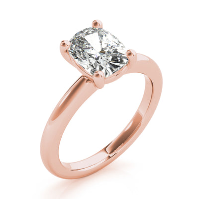 Courtney Cushion Diamond Engagement Ring Setting