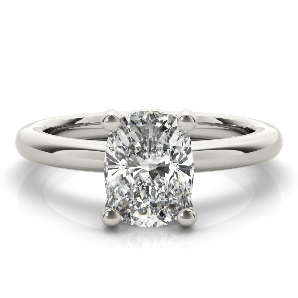 Courtney Cushion Diamond Engagement Ring Setting