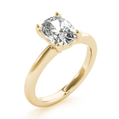 Courtney Cushion Diamond Engagement Ring Setting