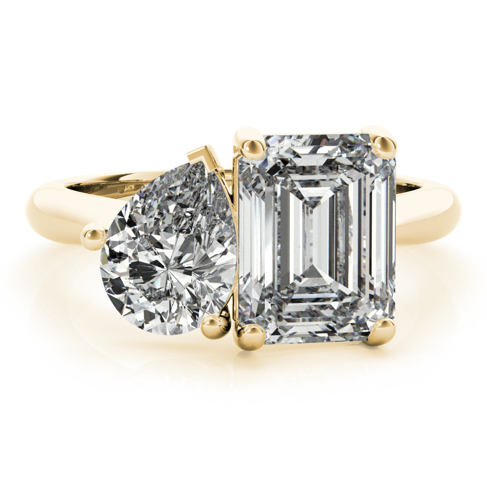 Elodie Toi et Moi (Right Feature) Diamond Engagement Ring Setting