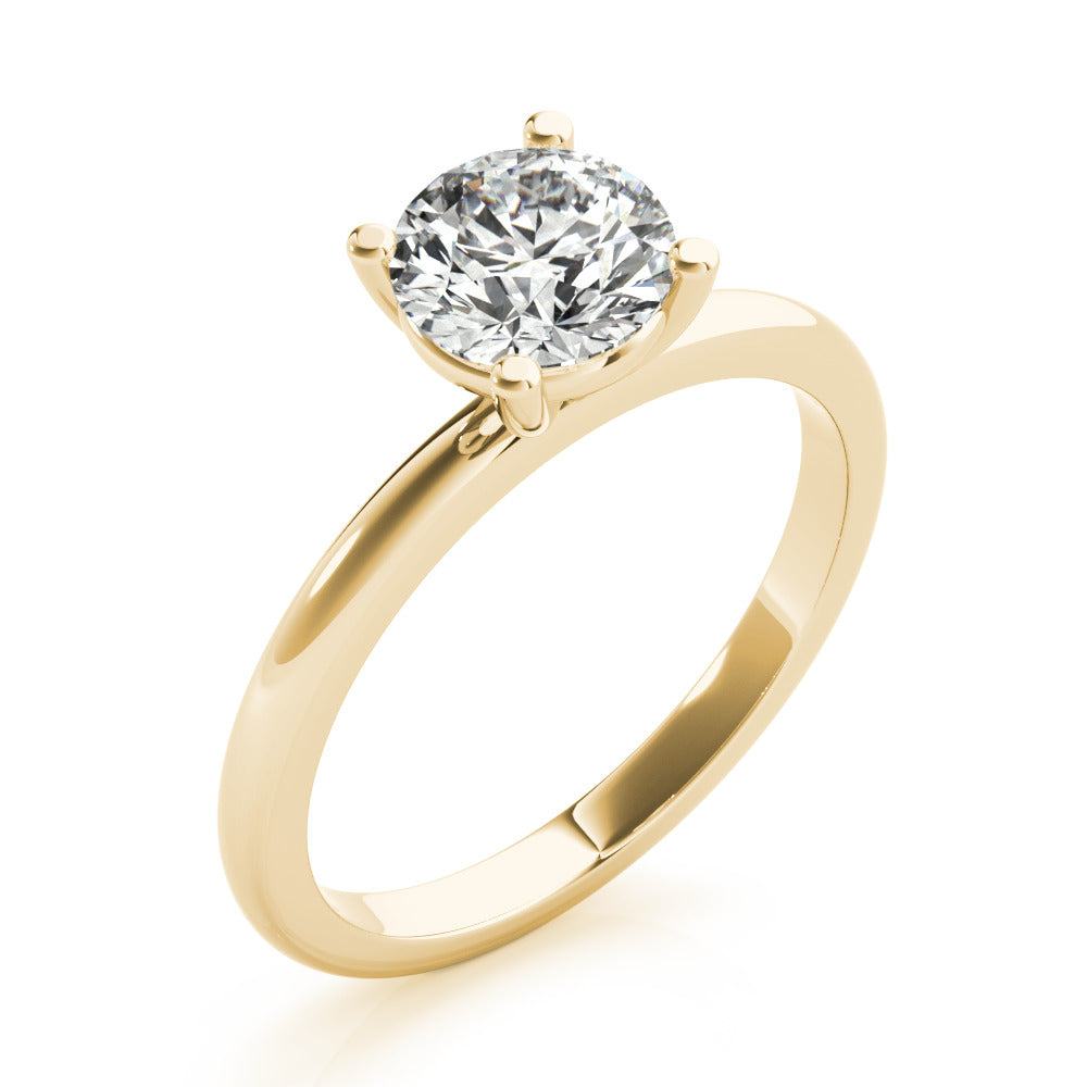 Lara Round Diamond Engagement Ring Setting