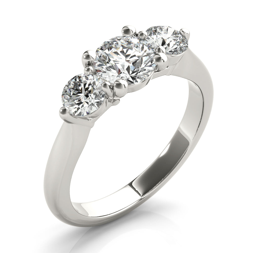 Charlotte Midi Round Trilogy Diamond Engagement Ring Setting