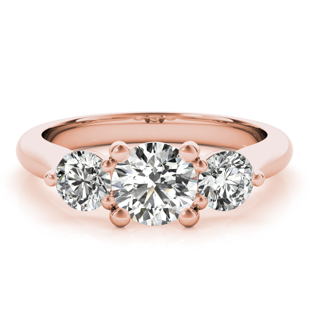 Charlotte Midi Round Trilogy Diamond Engagement Ring Setting