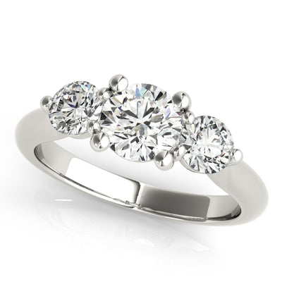 Charlotte Midi Round Trilogy Diamond Engagement Ring Setting