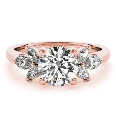 April Diamond Engagement Ring Setting