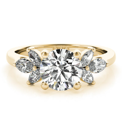 April Diamond Engagement Ring Setting