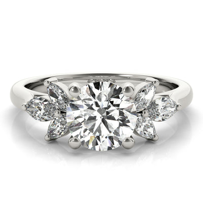 April Diamond Engagement Ring Setting