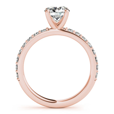 Allegra V-Prong Diamond Engagement Ring Setting