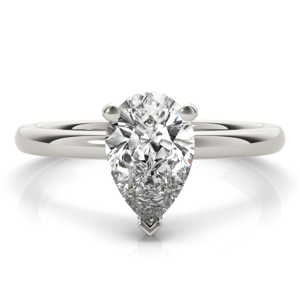 Noelle 3-Prong Pear Diamond Engagement Ring Setting